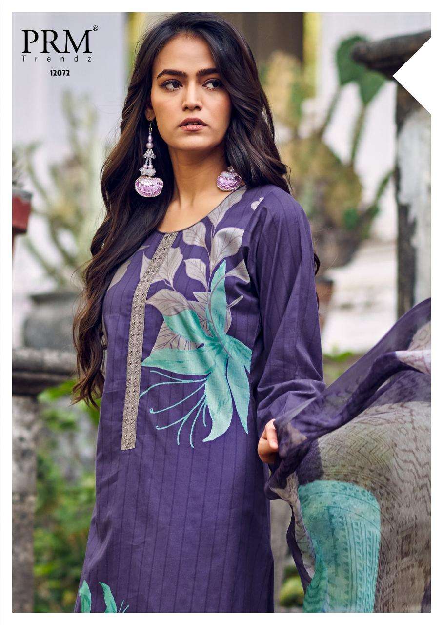 PRM Trends Brisca Lawn Cotton Dress Material - Amrah Wholesale