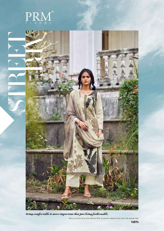 PRM Trends Brisca Lawn Cotton Dress Material - Amrah Wholesale