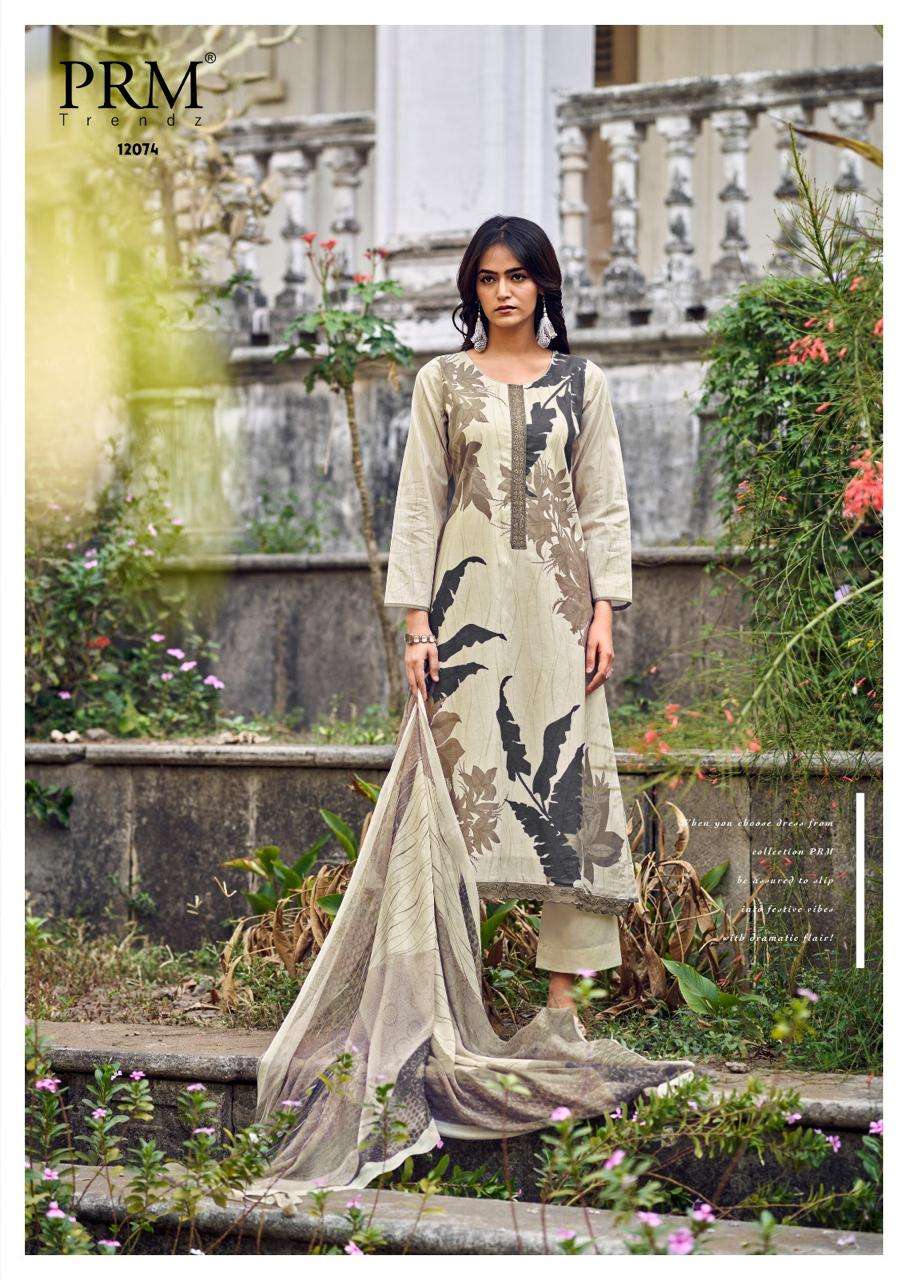 PRM Trends Brisca Lawn Cotton Dress Material - Amrah Wholesale