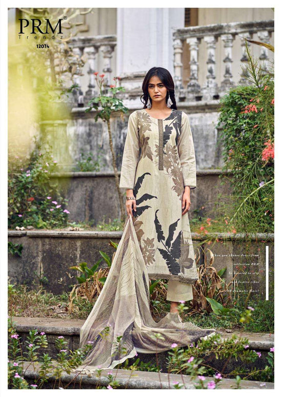 PRM Trends Brisca Lawn Cotton Dress Material - Amrah Wholesale