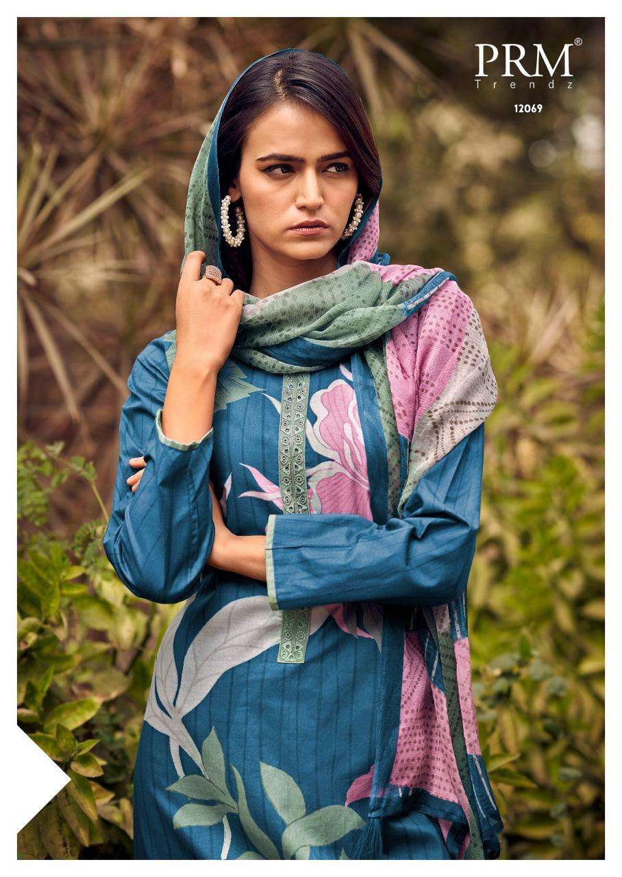 PRM Trends Brisca Lawn Cotton Dress Material - Amrah Wholesale