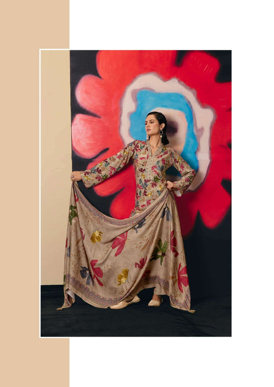 PRM Trendz Brivaa Pure Viscose Pashmina Dress Material