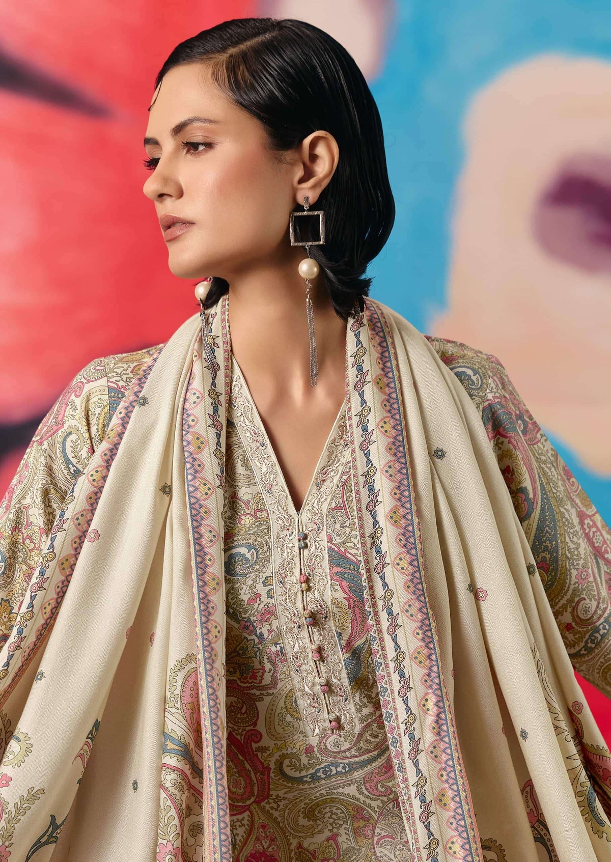PRM Trendz Brivaa Pure Viscose Pashmina Dress Material