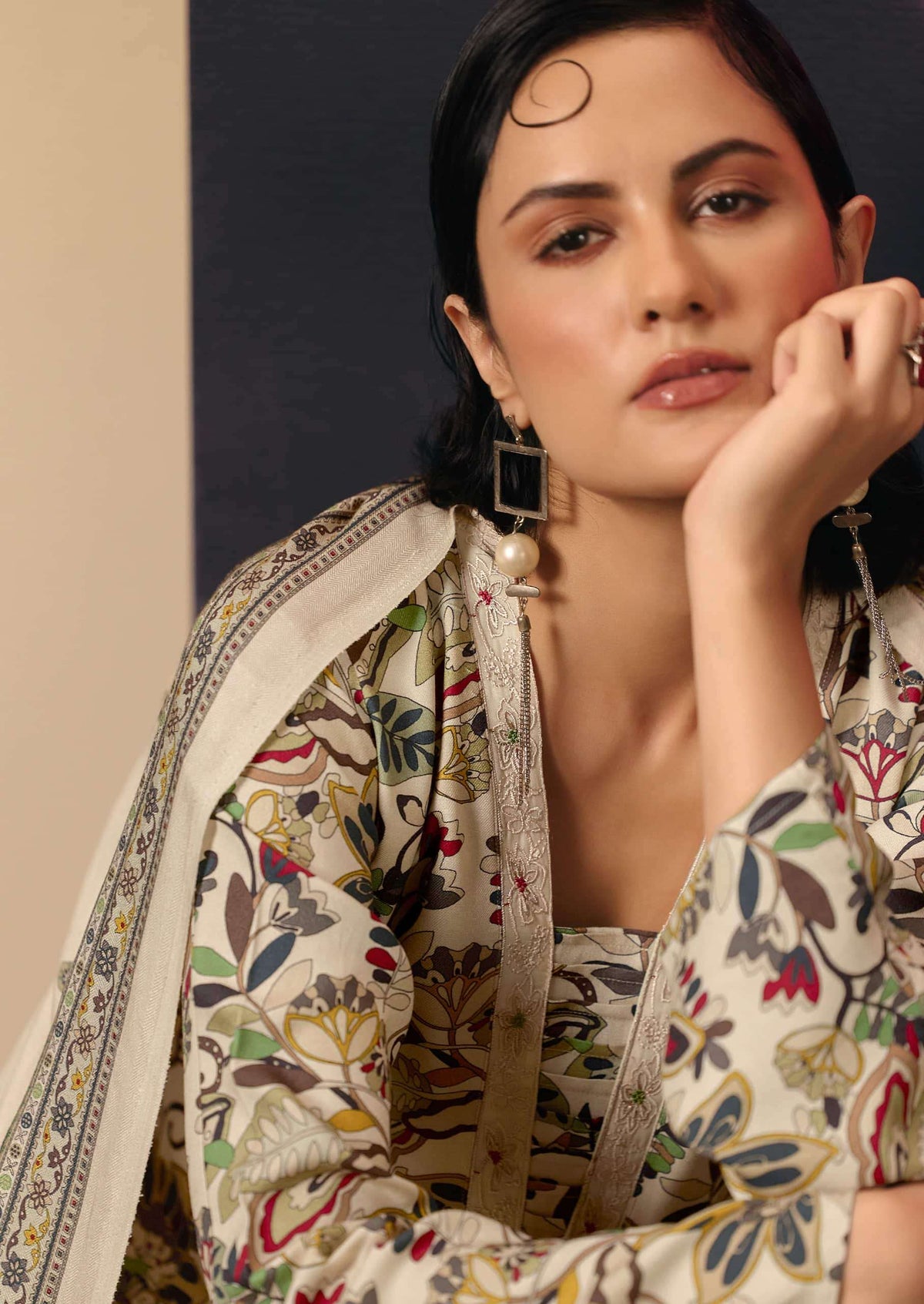 PRM Trendz Brivaa Pure Viscose Pashmina Dress Material