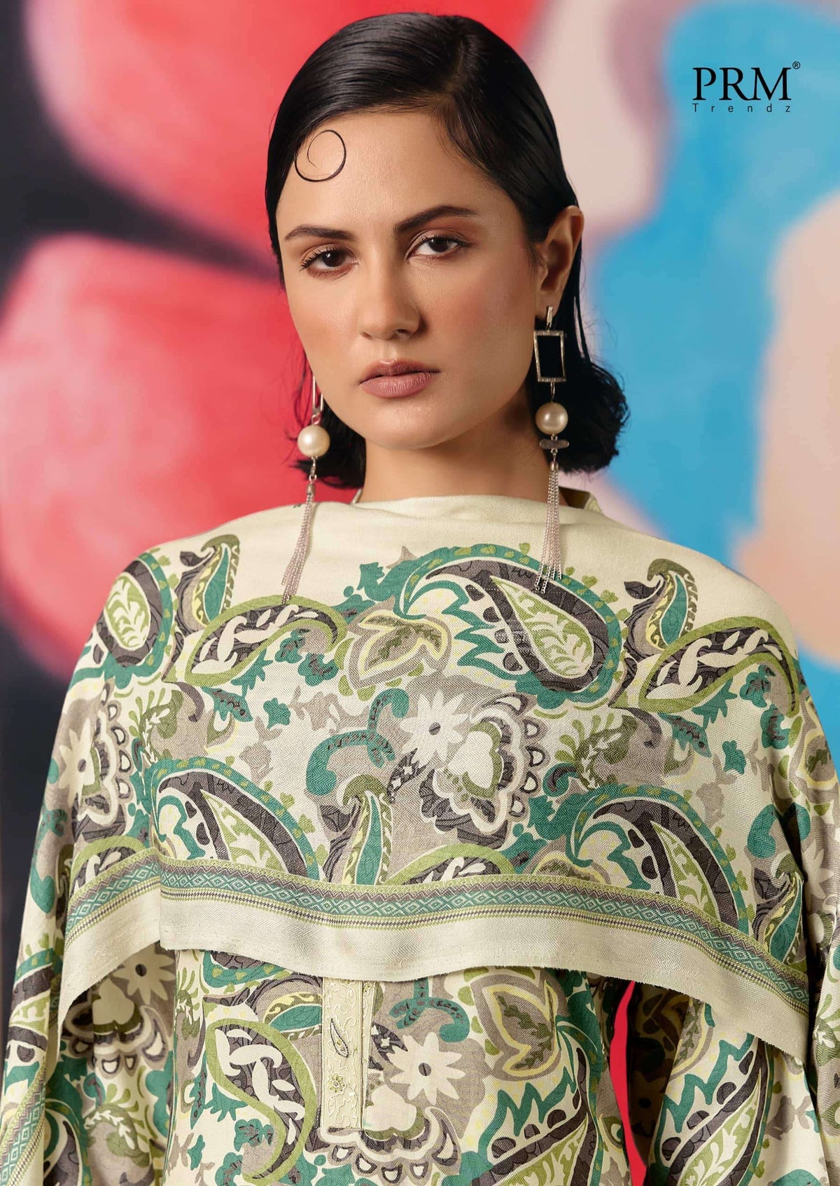 PRM Trendz Brivaa Pure Viscose Pashmina Dress Material