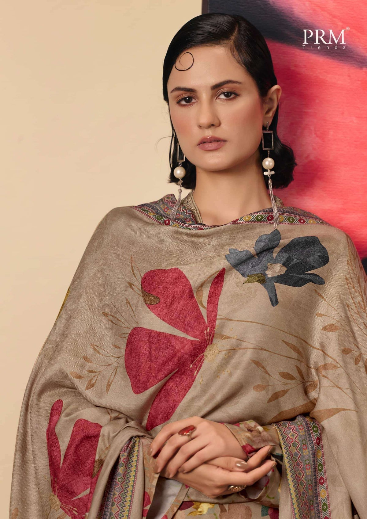 PRM Trendz Brivaa Pure Viscose Pashmina Dress Material