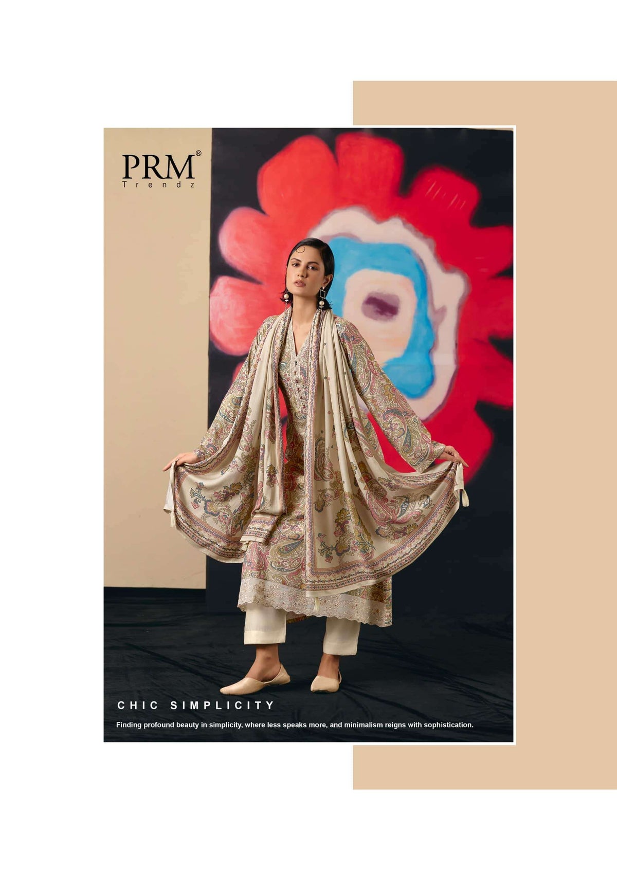PRM Trendz Brivaa Pure Viscose Pashmina Dress Material