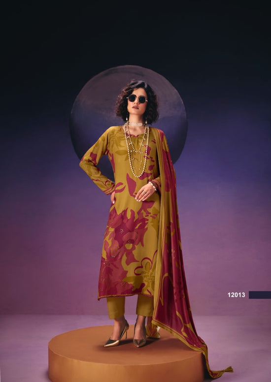 PRM TRENDZ Prm Deyra Viscose Pashmina Dress Material