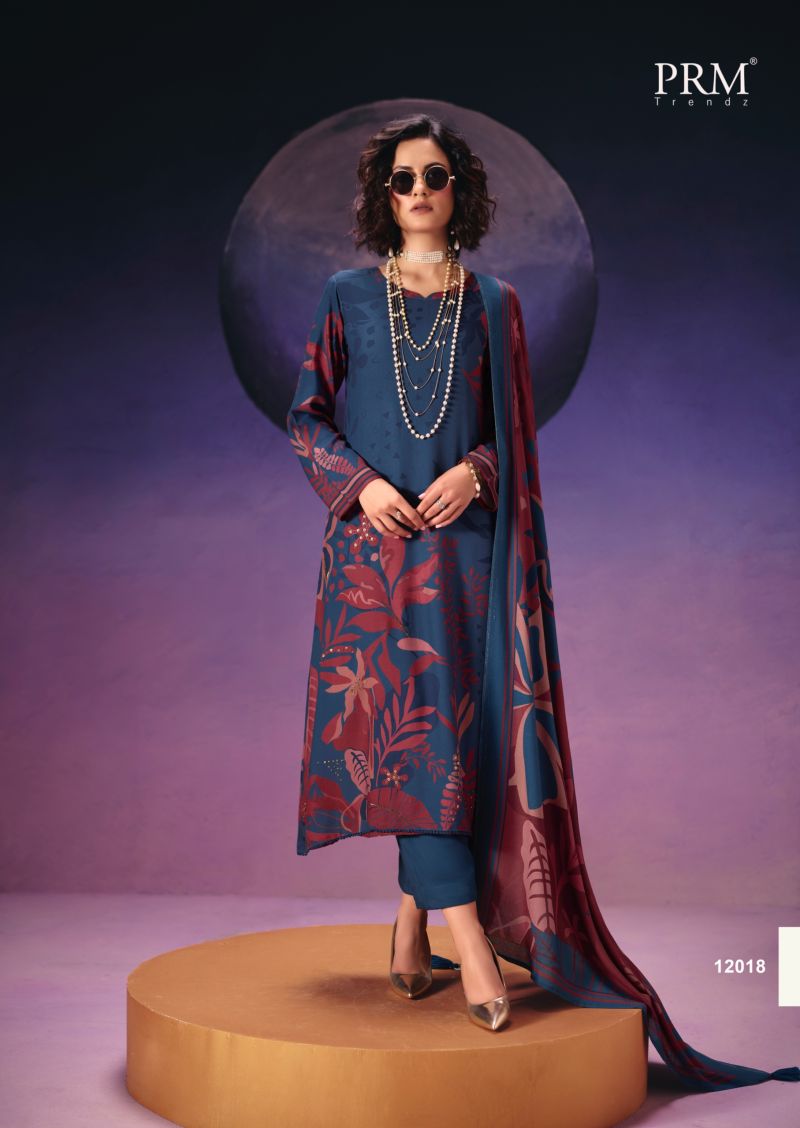 PRM TRENDZ Prm Deyra Viscose Pashmina Dress Material