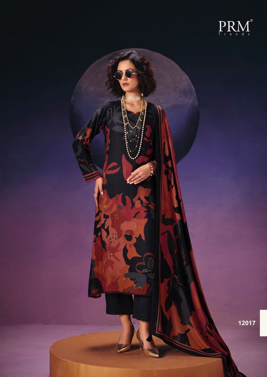 PRM TRENDZ Prm Deyra Viscose Pashmina Dress Material