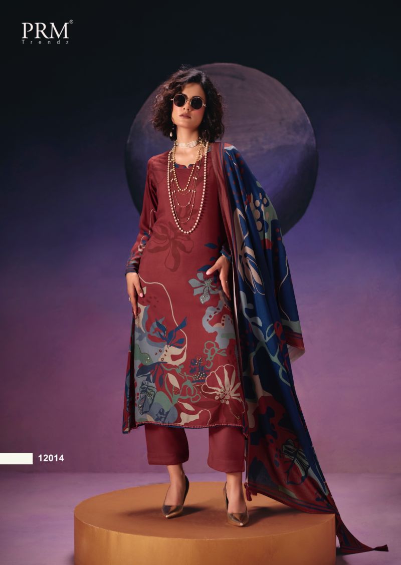 PRM TRENDZ Prm Deyra Viscose Pashmina Dress Material