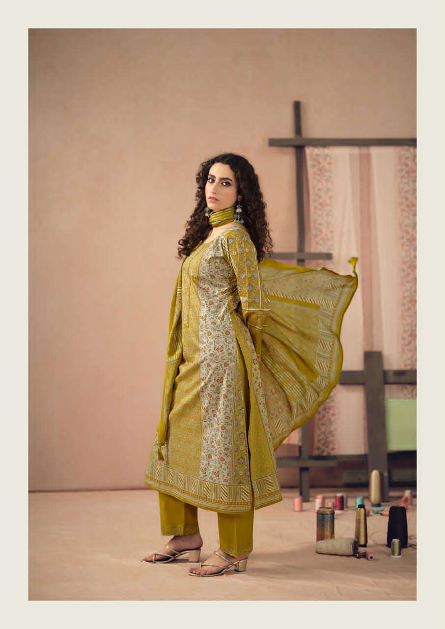 Prm Trendz Rozana Cambric Cotton Dress Material Wholesale - Amrah Wholesale