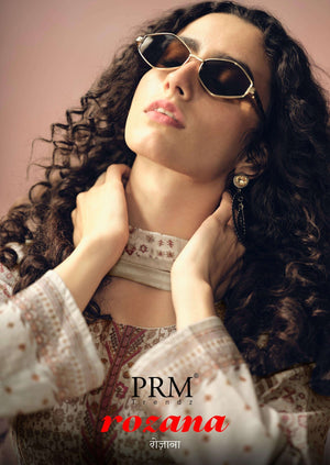 Prm Trendz Rozana Cambric Cotton Dress Material Wholesale - Amrah Wholesale