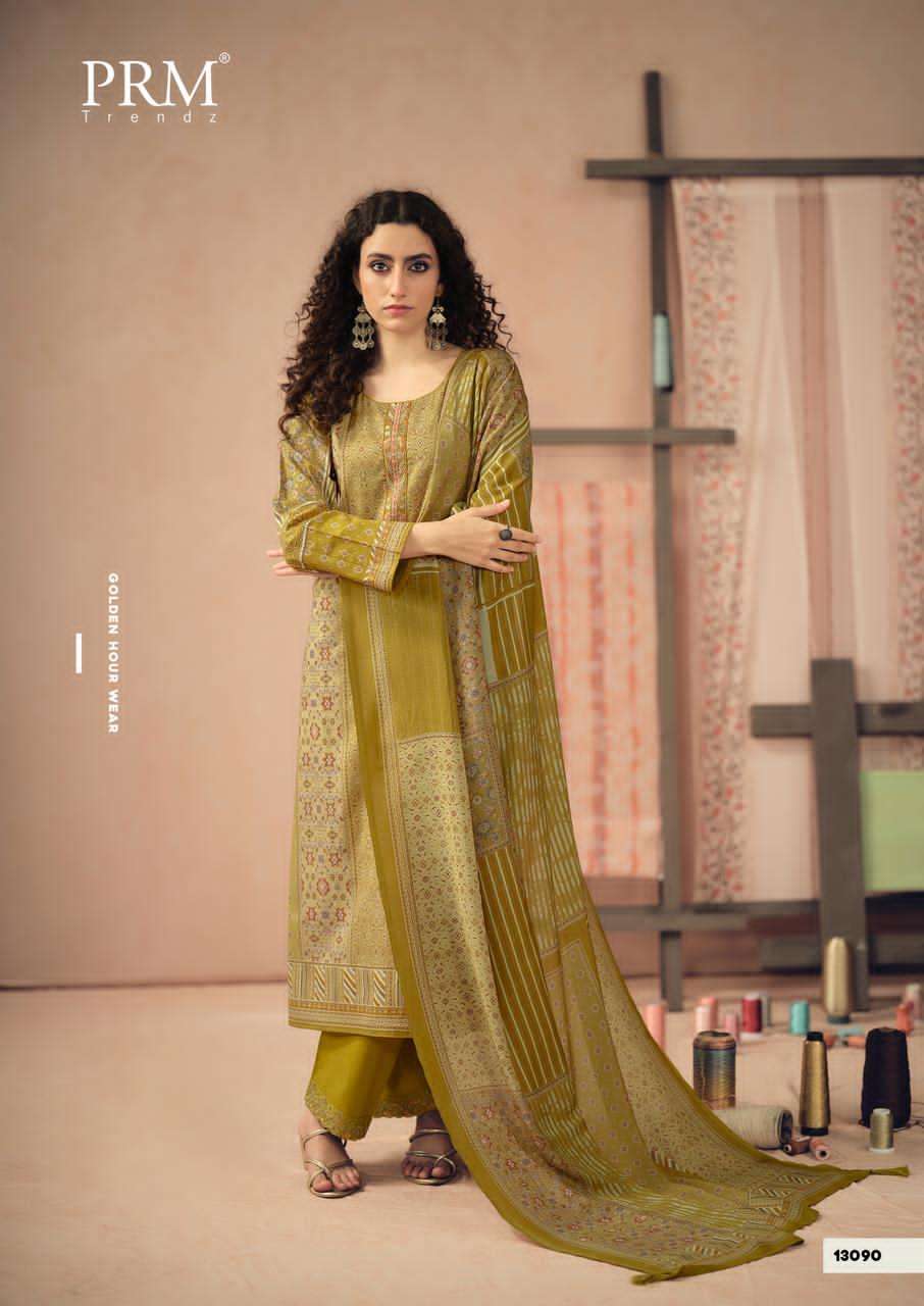 Prm Trendz Rozana Cambric Cotton Dress Material Wholesale - Amrah Wholesale