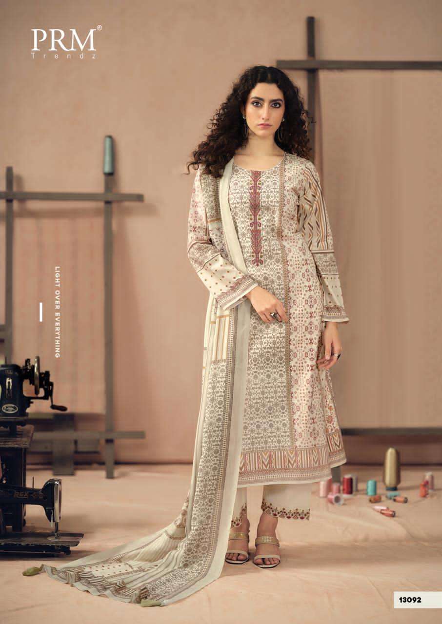 Prm Trendz Rozana Cambric Cotton Dress Material Wholesale - Amrah Wholesale