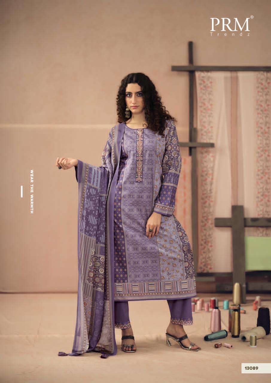 Prm Trendz Rozana Cambric Cotton Dress Material Wholesale - Amrah Wholesale