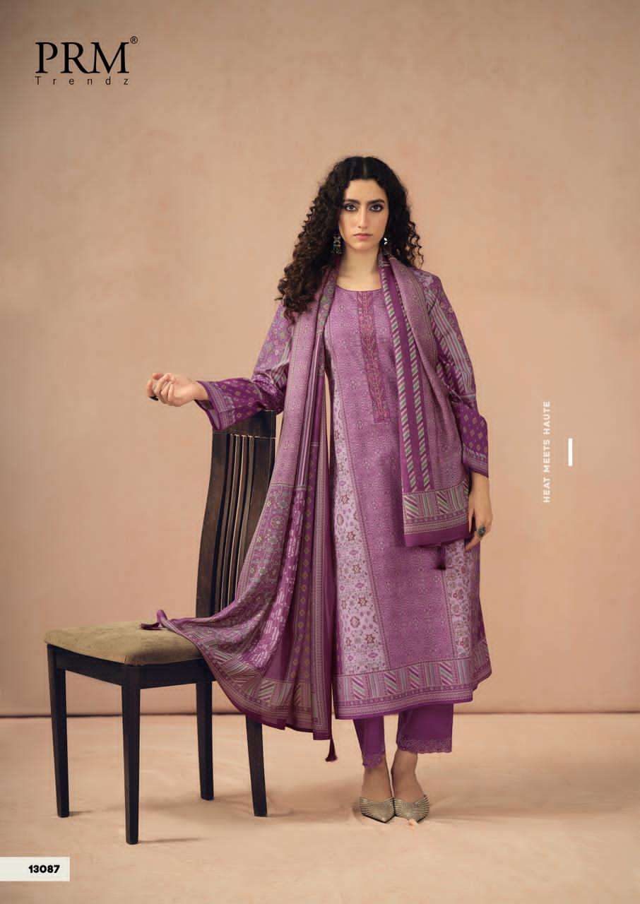Prm Trendz Rozana Cambric Cotton Dress Material Wholesale - Amrah Wholesale