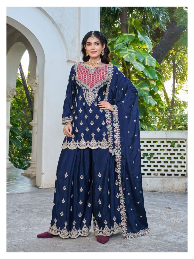 Qayamat 1119 To 1122 Chinon Embroidered Pakistani Suit Set