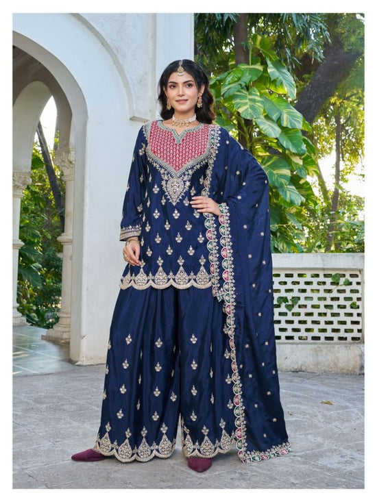 Qayamat 1119 To 1122 Chinon Embroidered Pakistani Suit Set