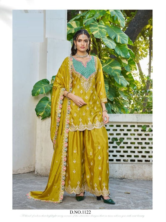 Qayamat 1119 To 1122 Chinon Embroidered Pakistani Suit Set