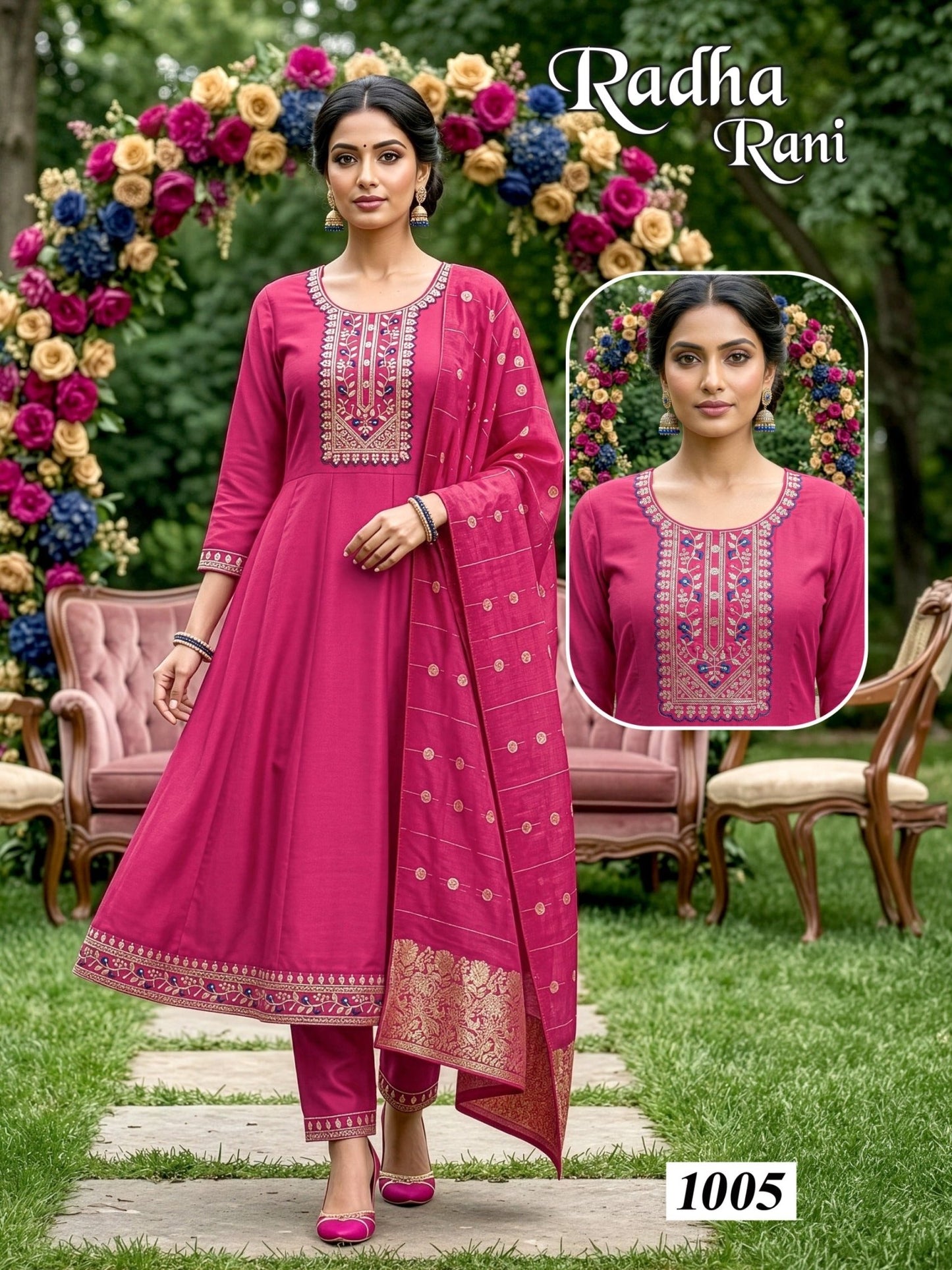 Radha Rani D No 1001 To 08 - Amrah Wholesale