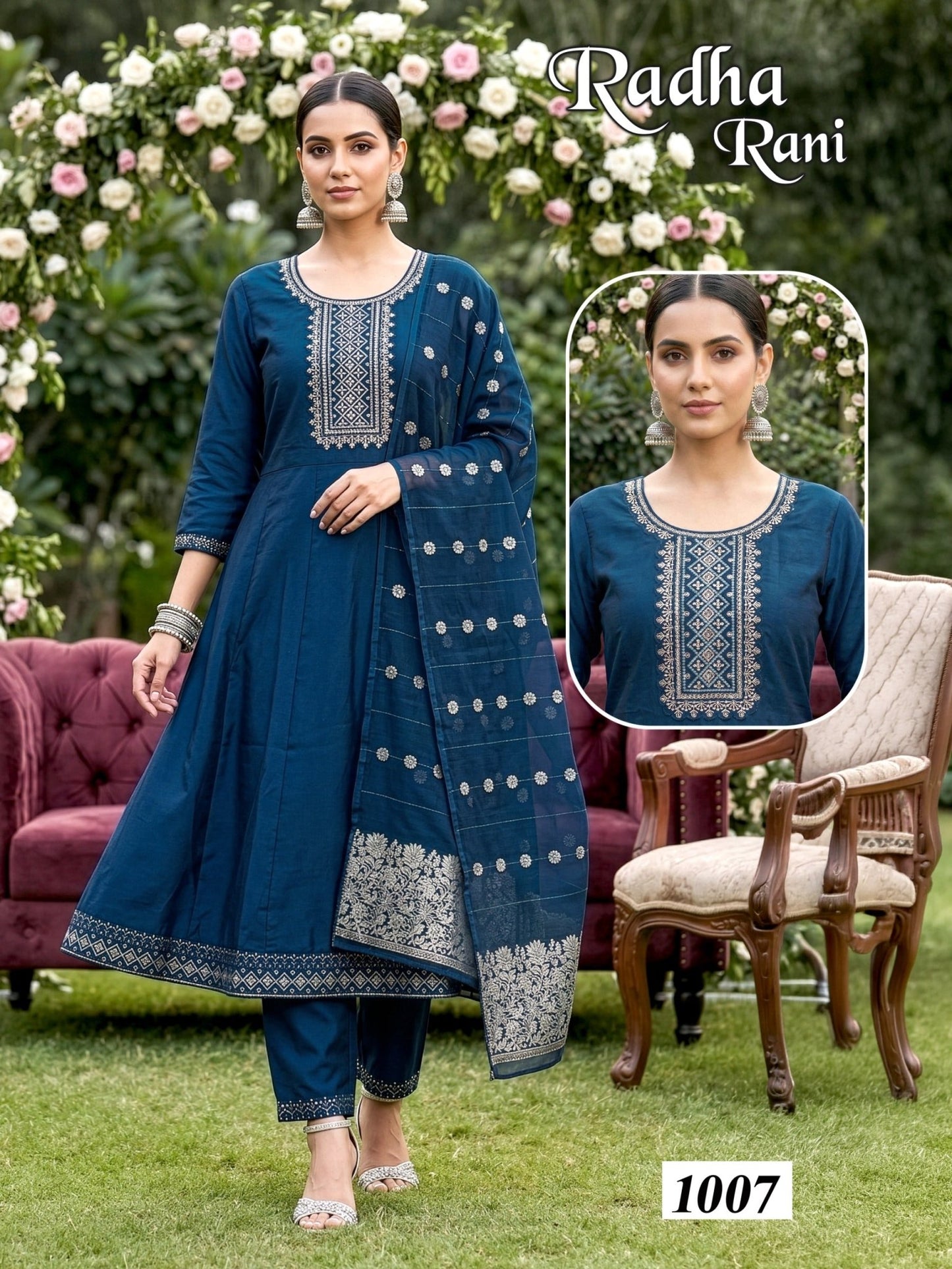 Radha Rani D No 1001 To 08 - Amrah Wholesale