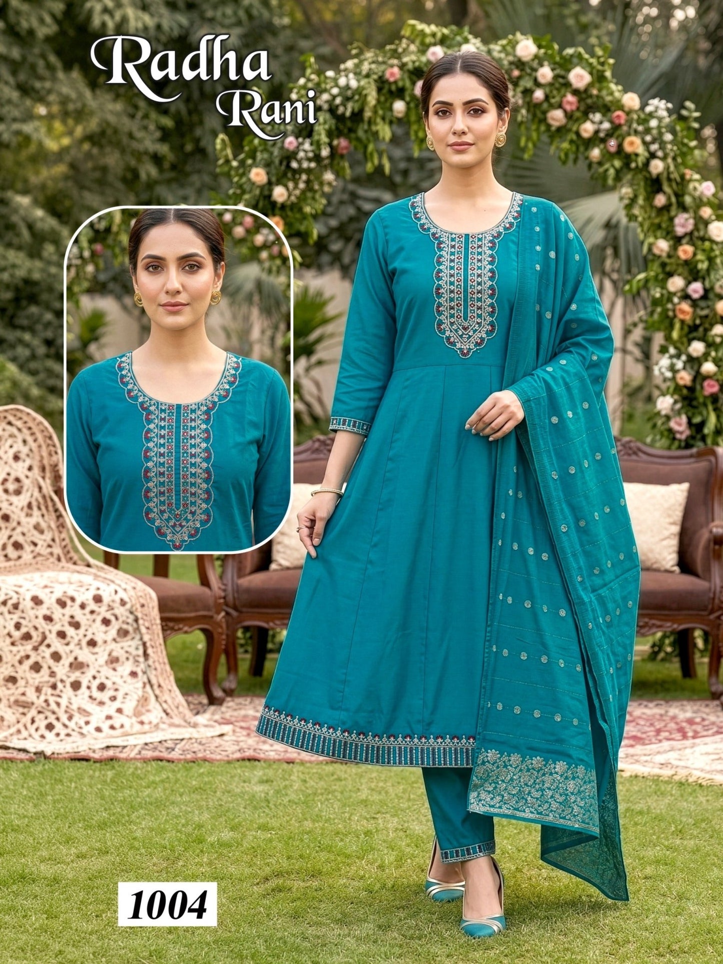 Radha Rani D No 1001 To 08 - Amrah Wholesale