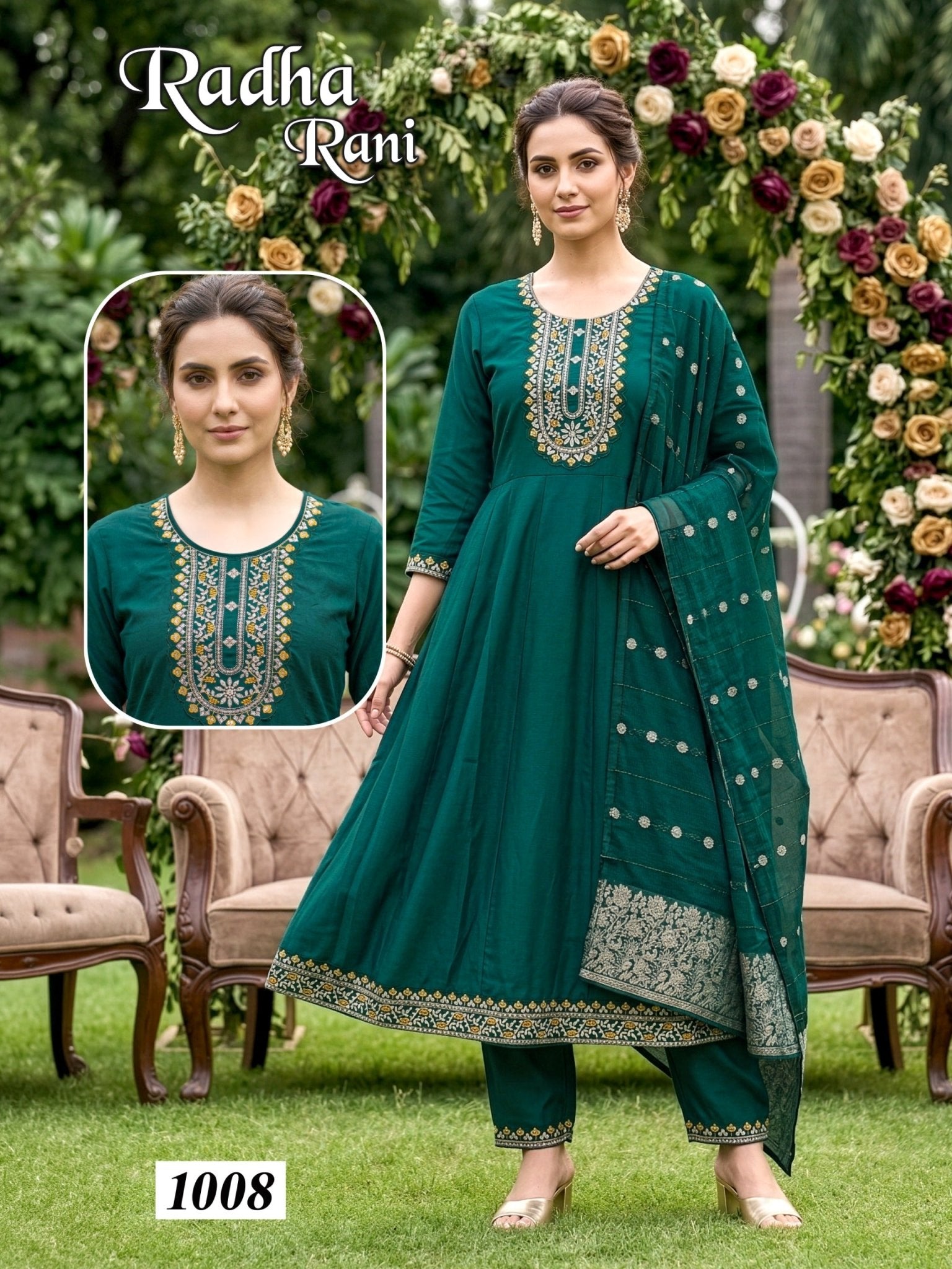 Radha Rani D No 1001 To 08 - Amrah Wholesale