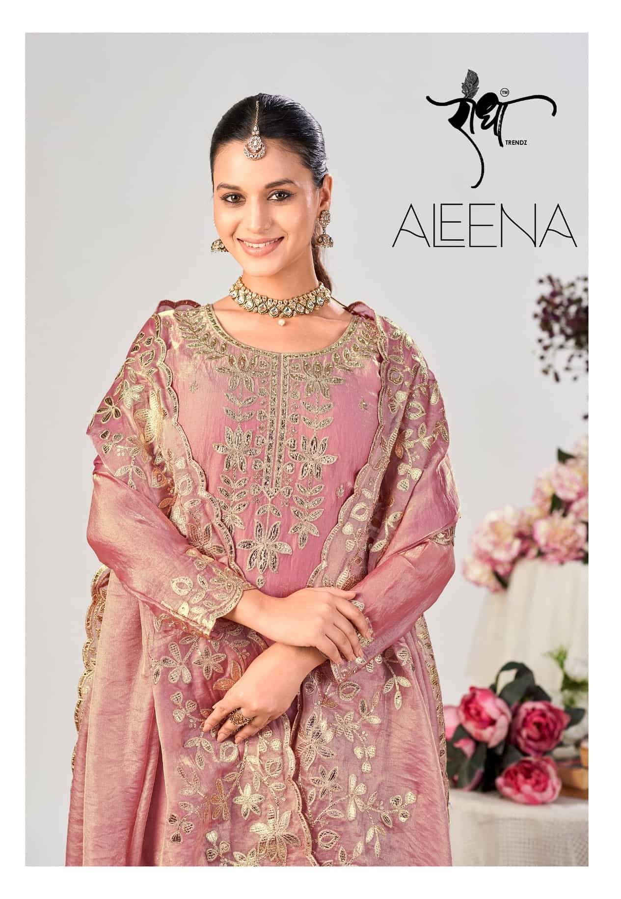 Radha Trendz Aleena Fendy Silk Gharara Dress