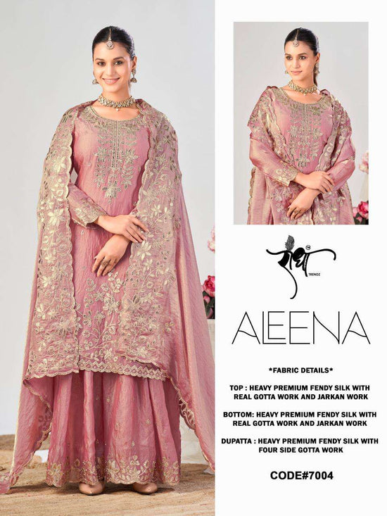 Radha Trendz Aleena Fendy Silk Gharara Dress