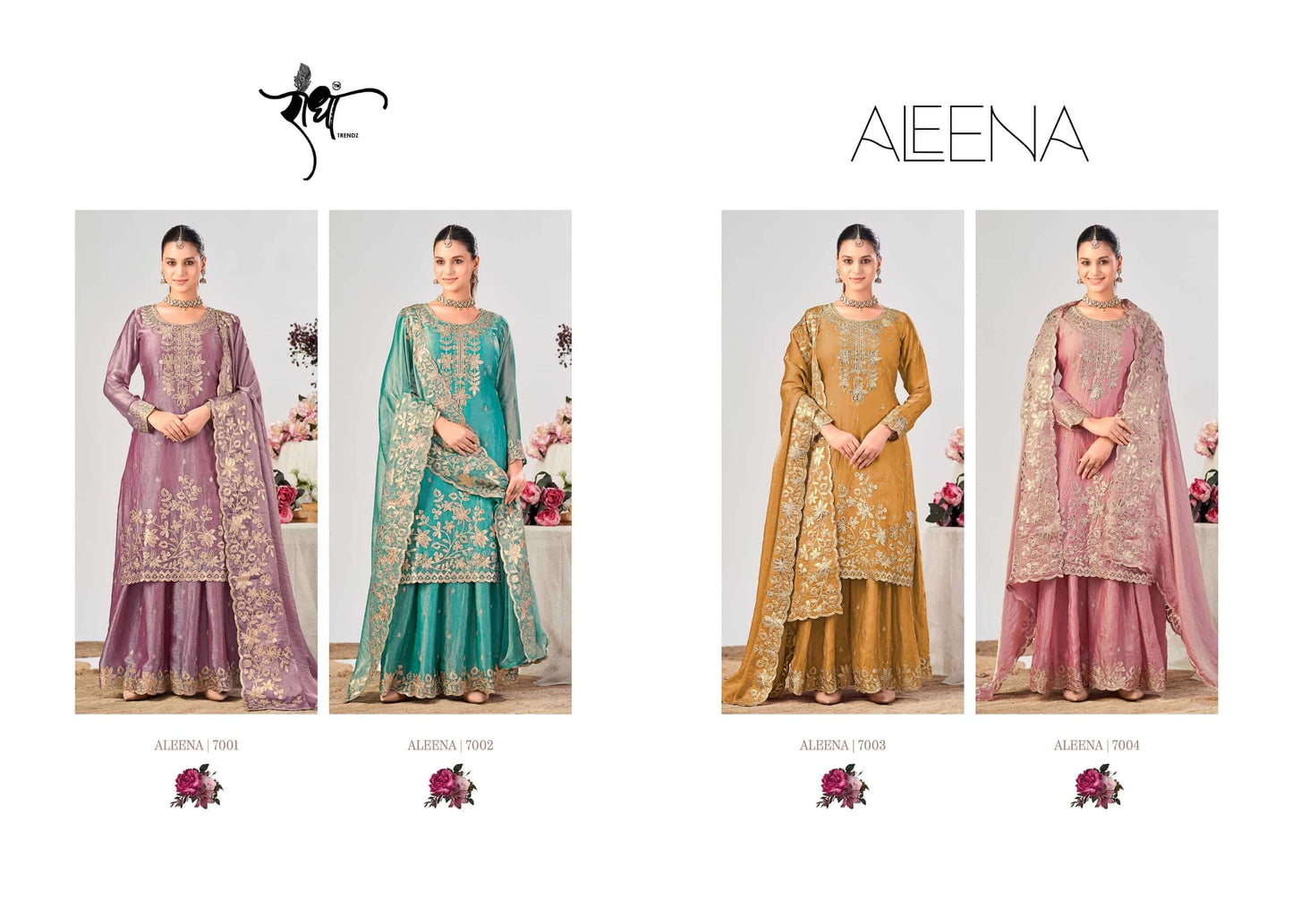 Radha Trendz Aleena Fendy Silk Gharara Dress