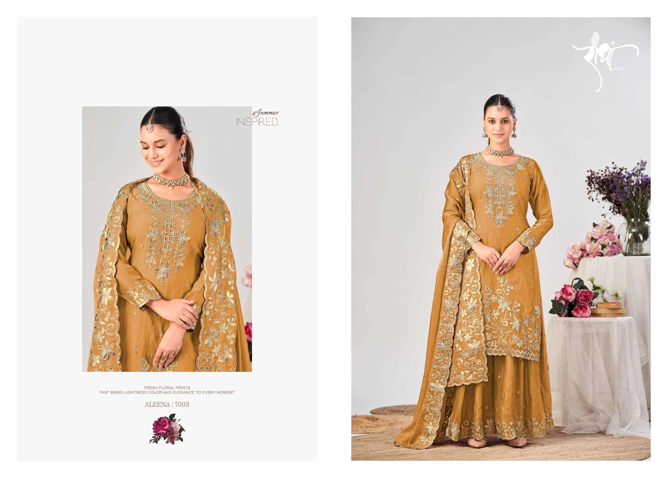 Radha Trendz Aleena Fendy Silk Gharara Dress