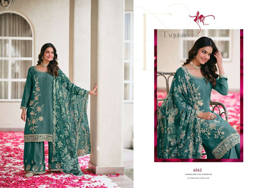 Radha Trendz Sahiba Chinon Dress Material - Amrah Wholesale