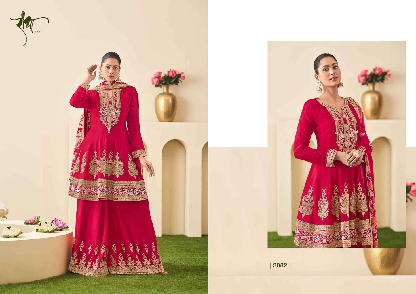 Radha Trendz Sitare Premium Chinon Salwaar Suit
