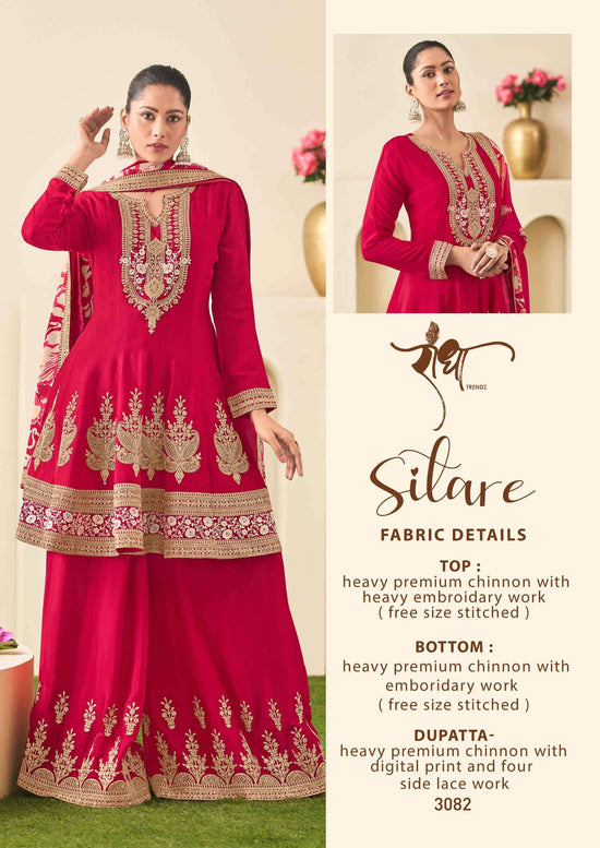 Radha Trendz Sitare Premium Chinon Salwaar Suit
