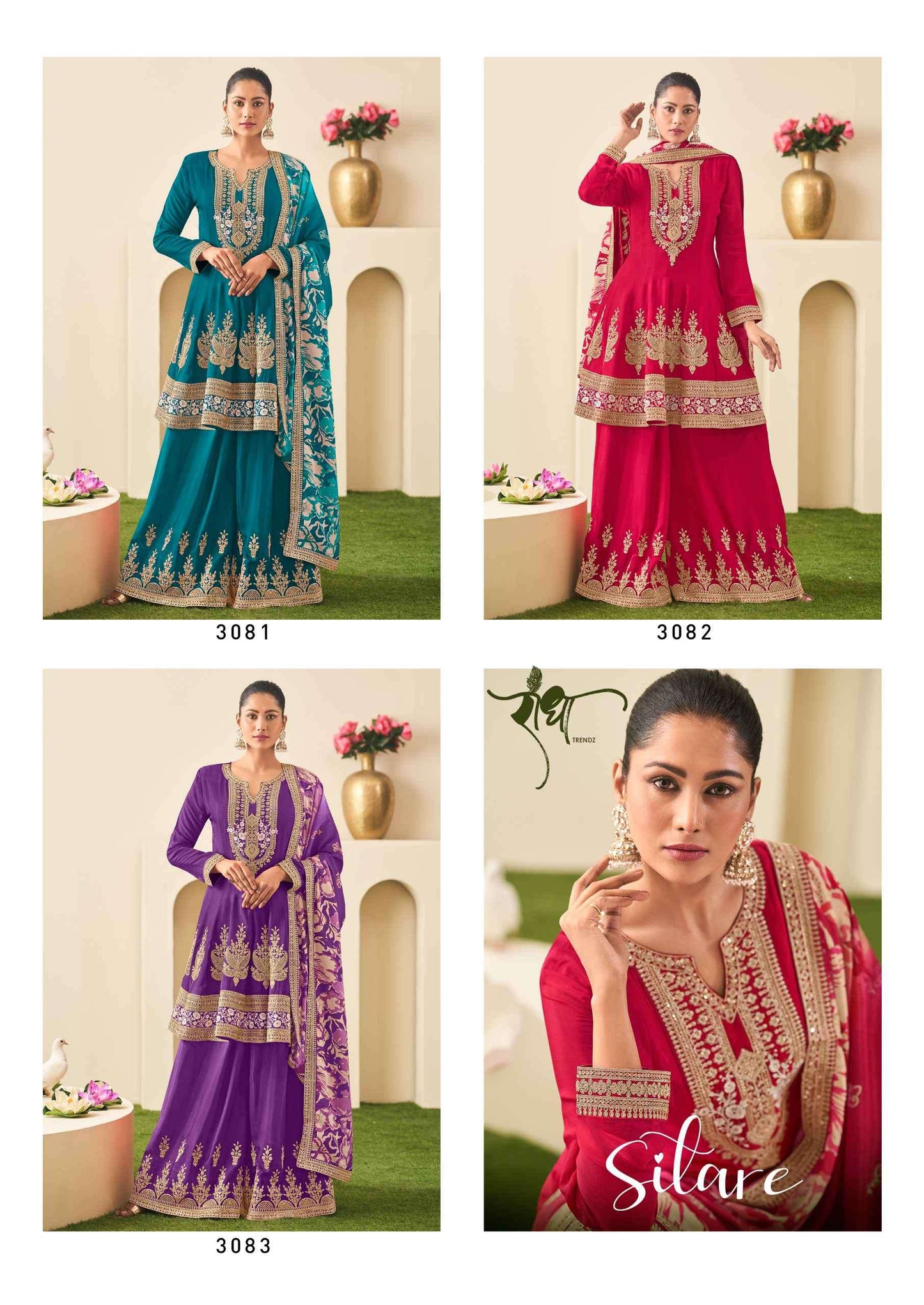 Radha Trendz Sitare Premium Chinon Salwaar Suit