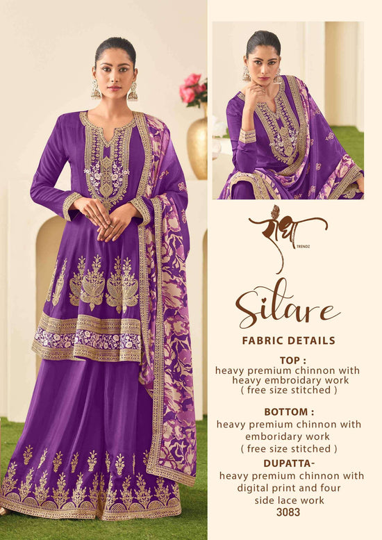 Radha Trendz Sitare Premium Chinon Salwaar Suit