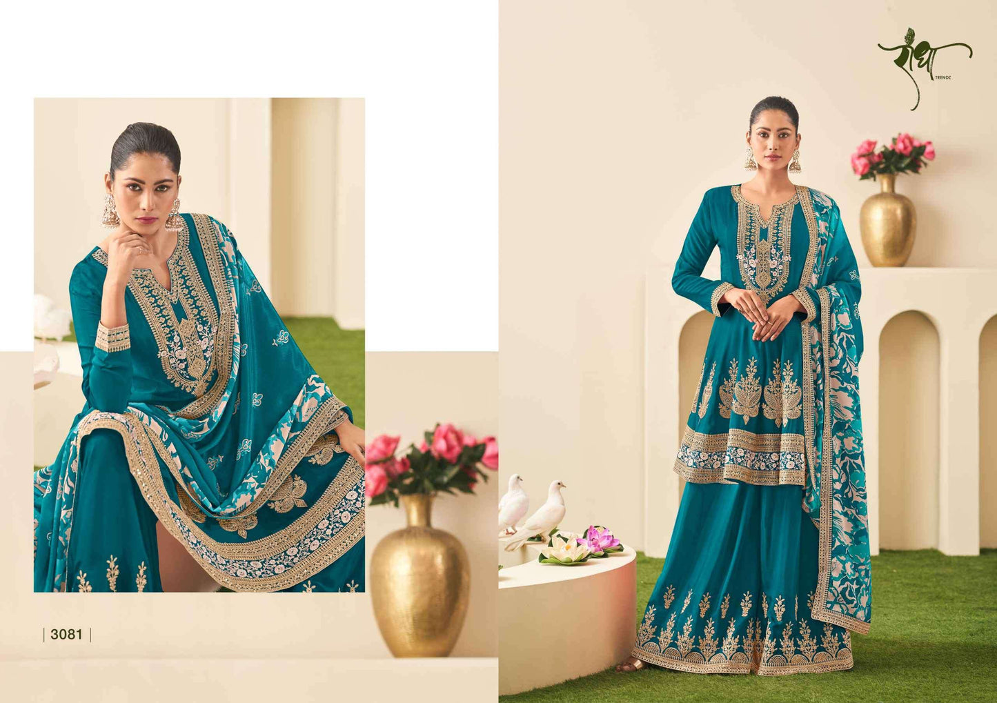Radha Trendz Sitare Premium Chinon Salwaar Suit