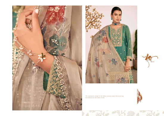 Radha Trendz Sunflower Fendy Silk Designer Sharara Dress