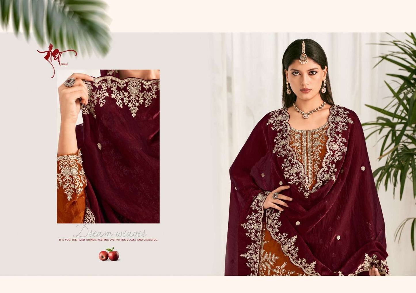 Radha Trendz Zoya Fendy Silk Stitched Sharara Suit Set