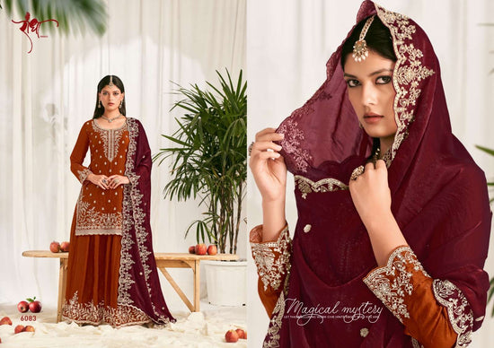 Radha Trendz Zoya Fendy Silk Stitched Sharara Suit Set