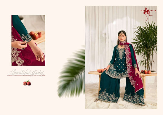Radha Trendz Zoya Fendy Silk Stitched Sharara Suit Set