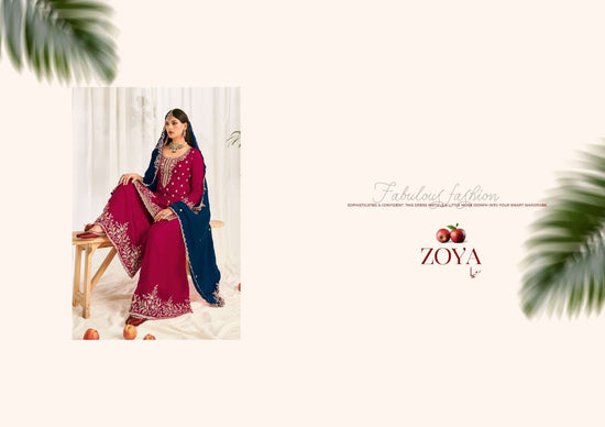Radha Trendz Zoya Fendy Silk Stitched Sharara Suit Set
