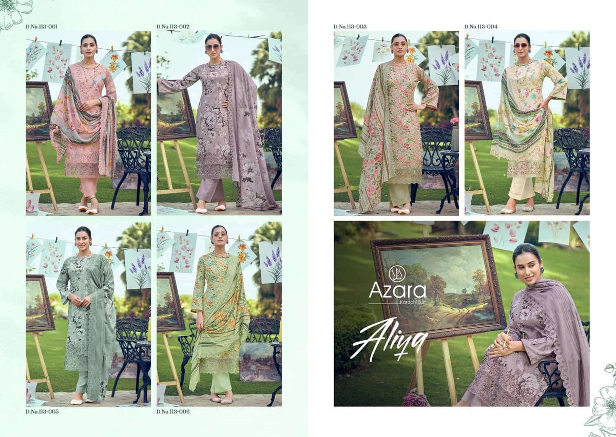 Radhika Aliya Pure Lawn Pakistani Suit