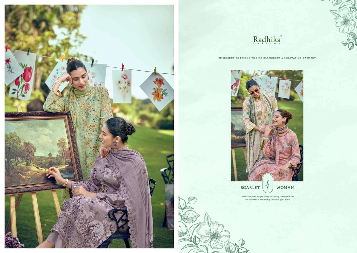 Radhika Aliya Pure Lawn Pakistani Suit