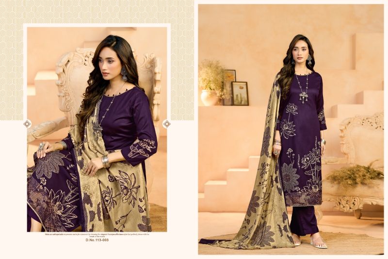 Radhika Azara Jessika Vol 3 Jam Cotton Dress Material
