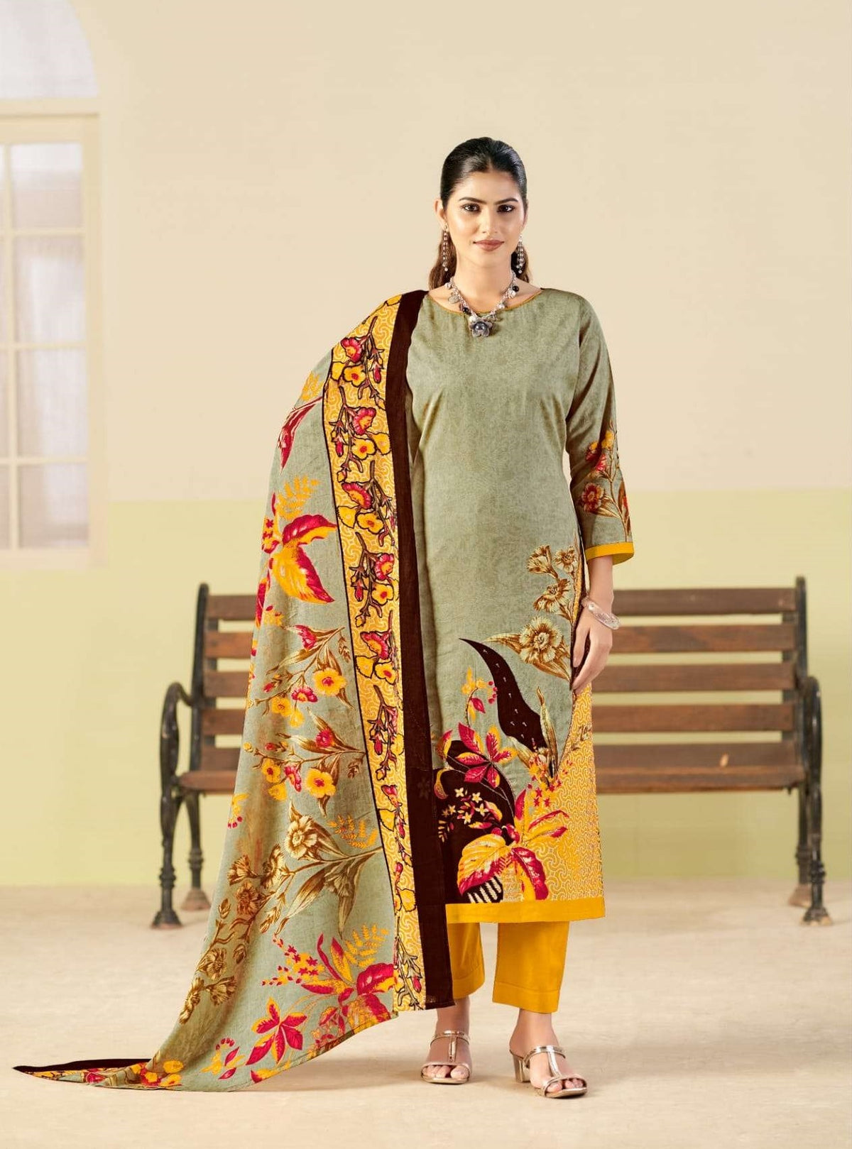 Radhika Fashion Azara Kayka Cotton Dress Material