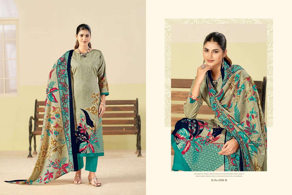 Radhika Fashion Azara Kayka Cotton Dress Material