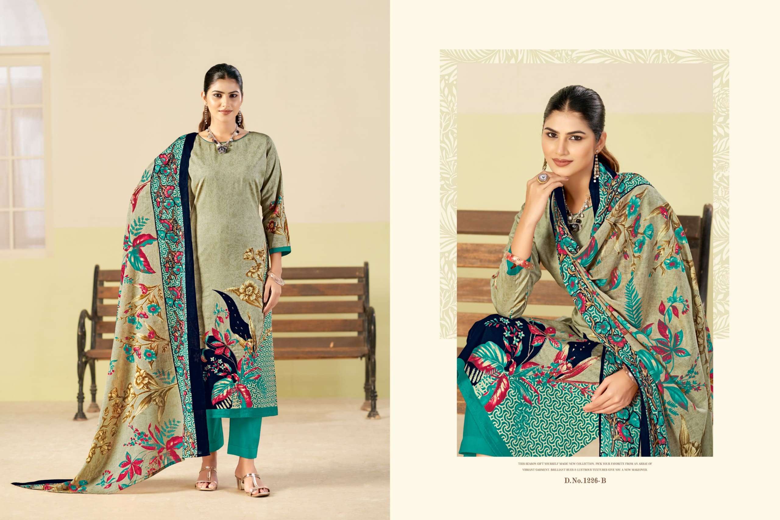 Radhika Fashion Azara Kayka Cotton Dress Material