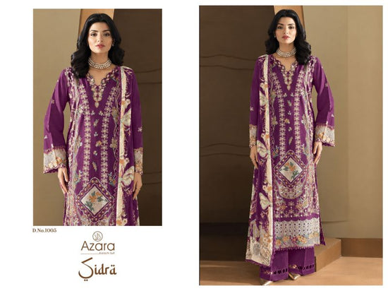 Radhika Azara Sidra Pure Cotton Embroidered Dress Material